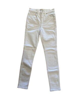 MADEWELL High Rise White 10" Skinny Jeans Size 27 NEW